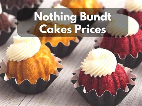 nothing bundt bundt cakes|nothing bundt cakes menu and prices.